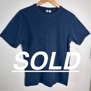 SOLD Navy Crew Neck Short Sleeve Tee